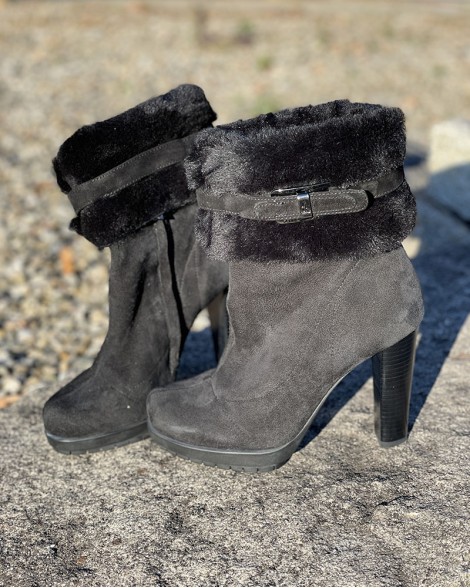 Kozačky dámské Calvin Klein ASTRID SHEARLING